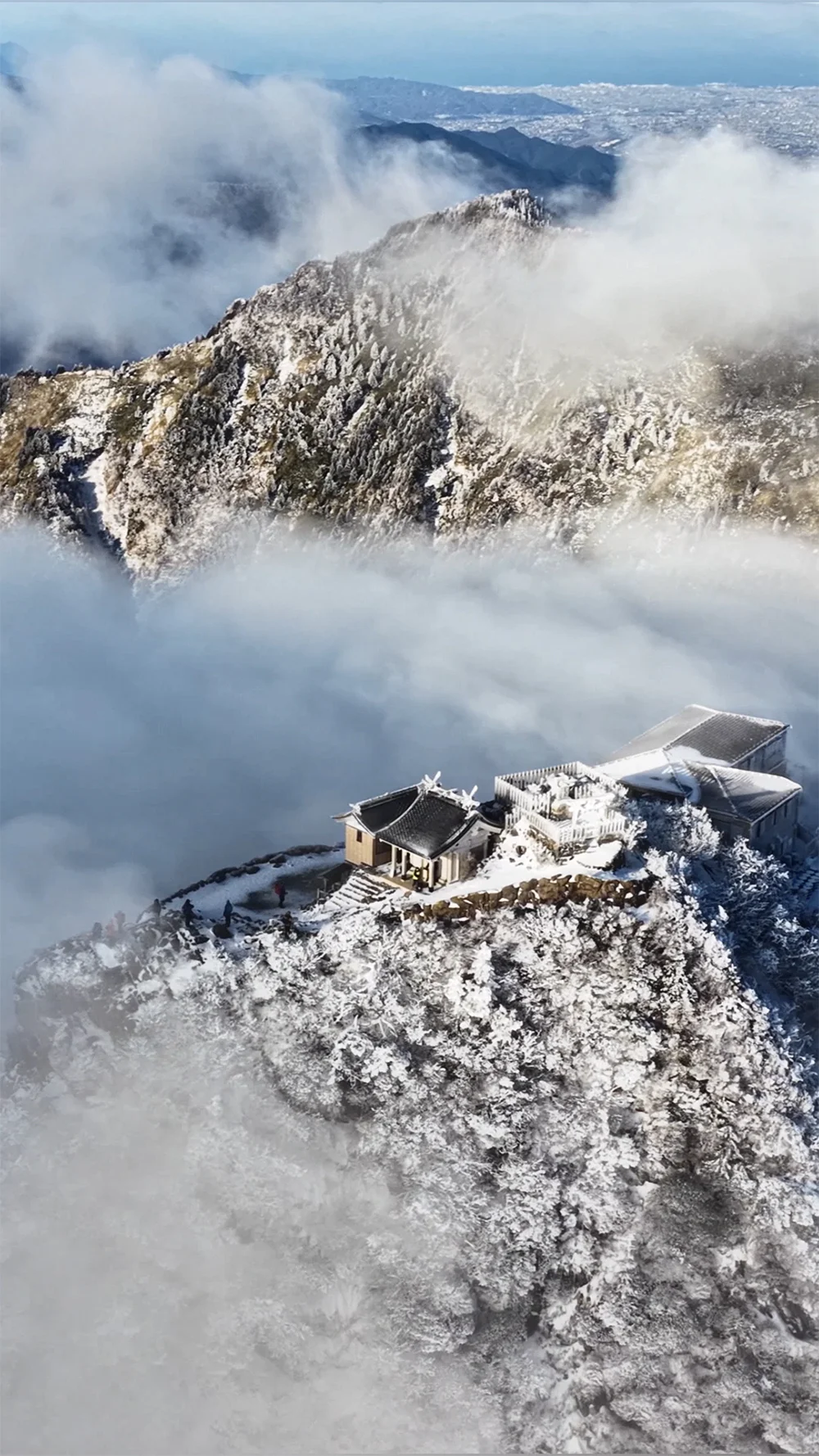 @hiroshi320d 冬の石鎚山　マイナス10度の絶景（西条市）