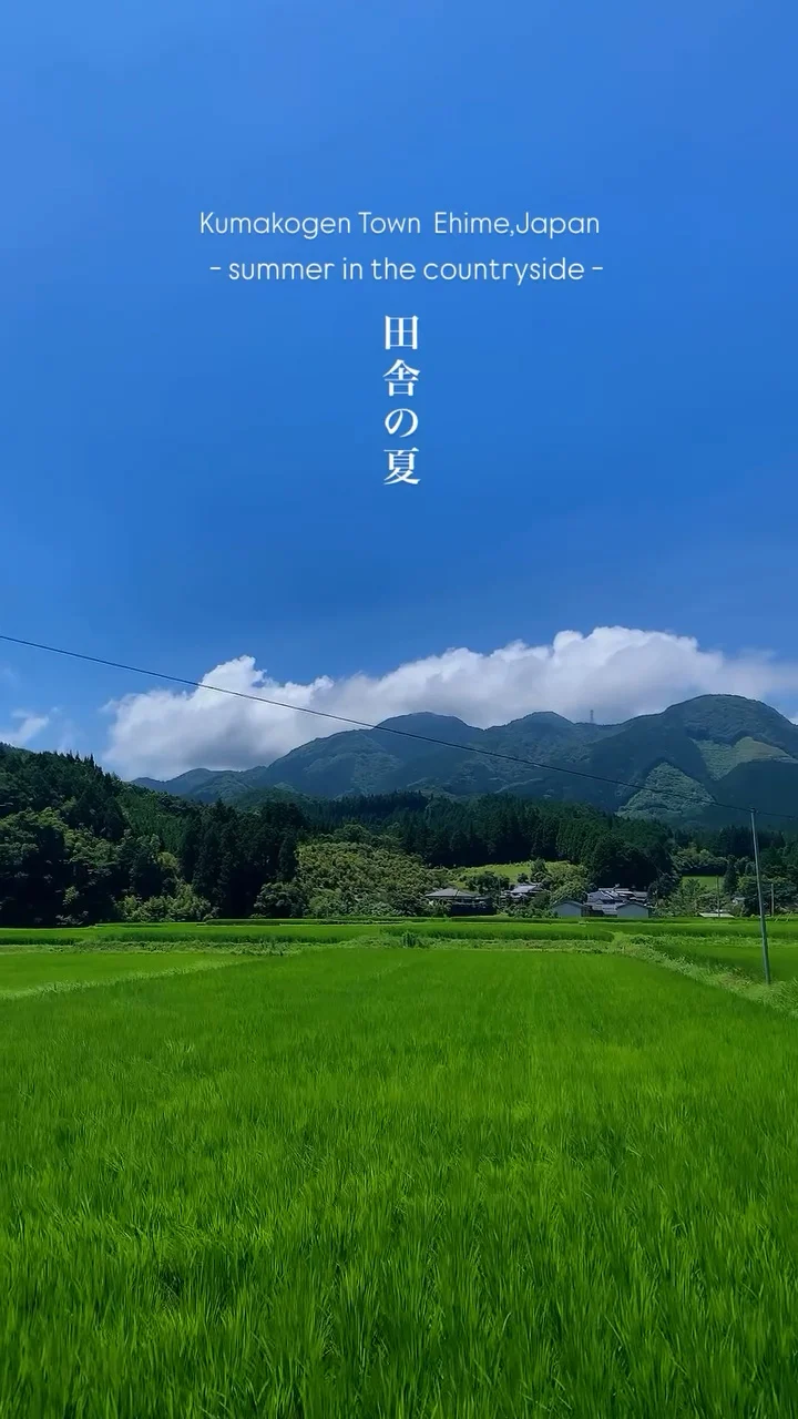 @sora.hina.melon 田舎の夏 -kumakogen town-(久万高原町)