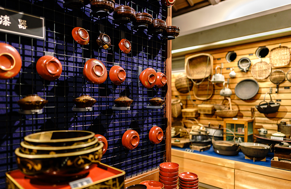漆器の展示