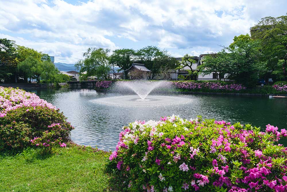 陣屋跡のお堀